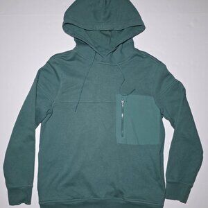 Goodfellow Womens Green Hooded Pullover Size Medium